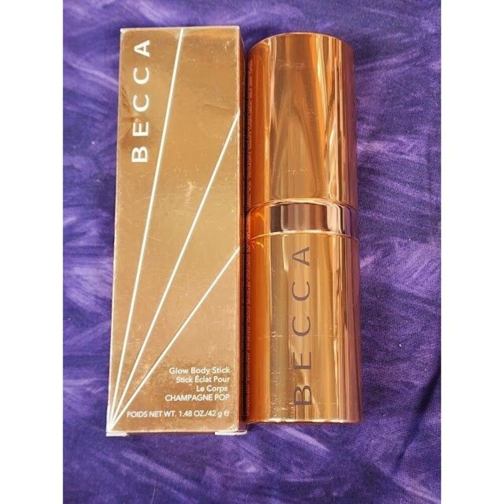 BECCA Glow Body Highlighter Stick Shade Color Champagne Pop Collector Edition